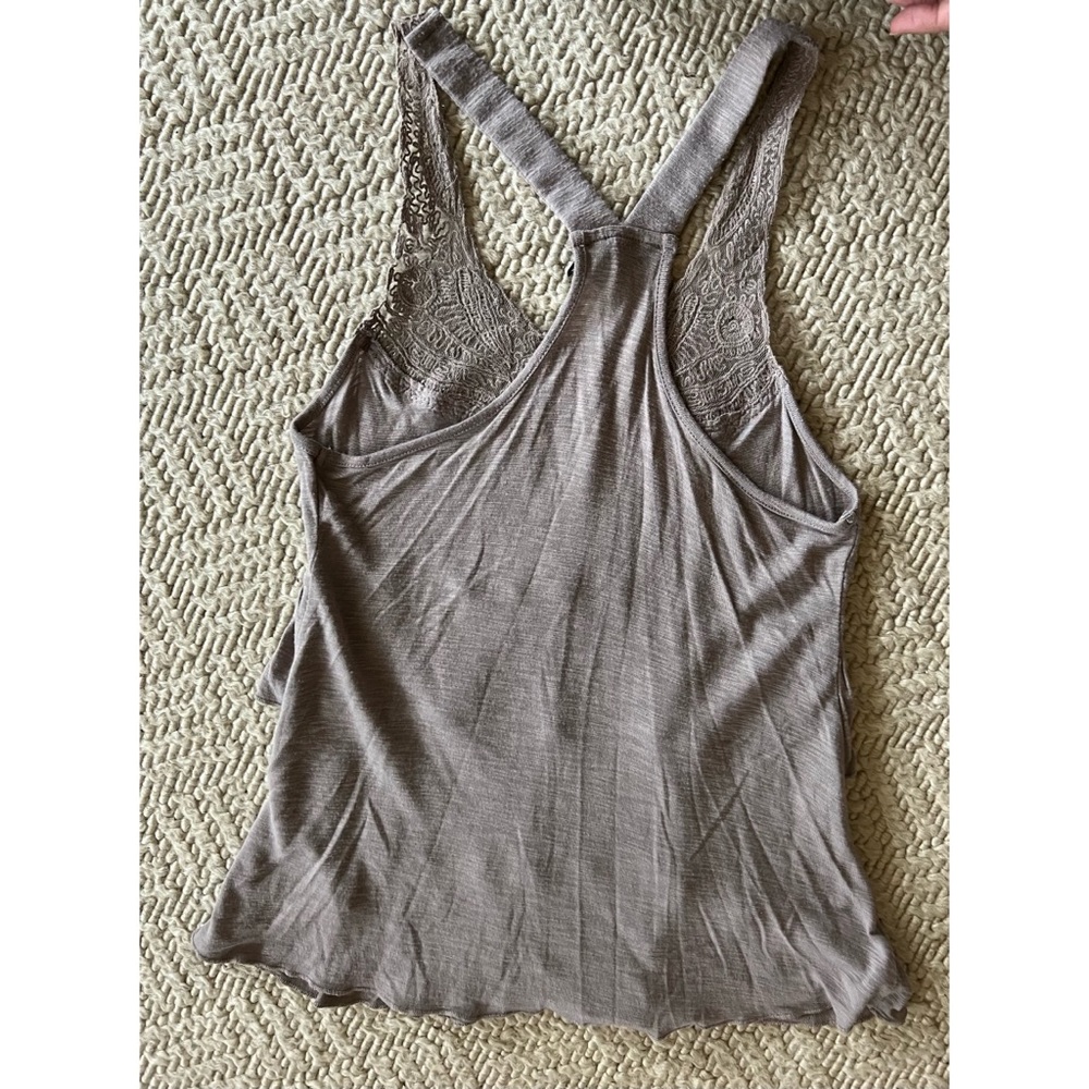 GUESS Sequin Ruffle Racerback Tank - S - Picture 9 of 9